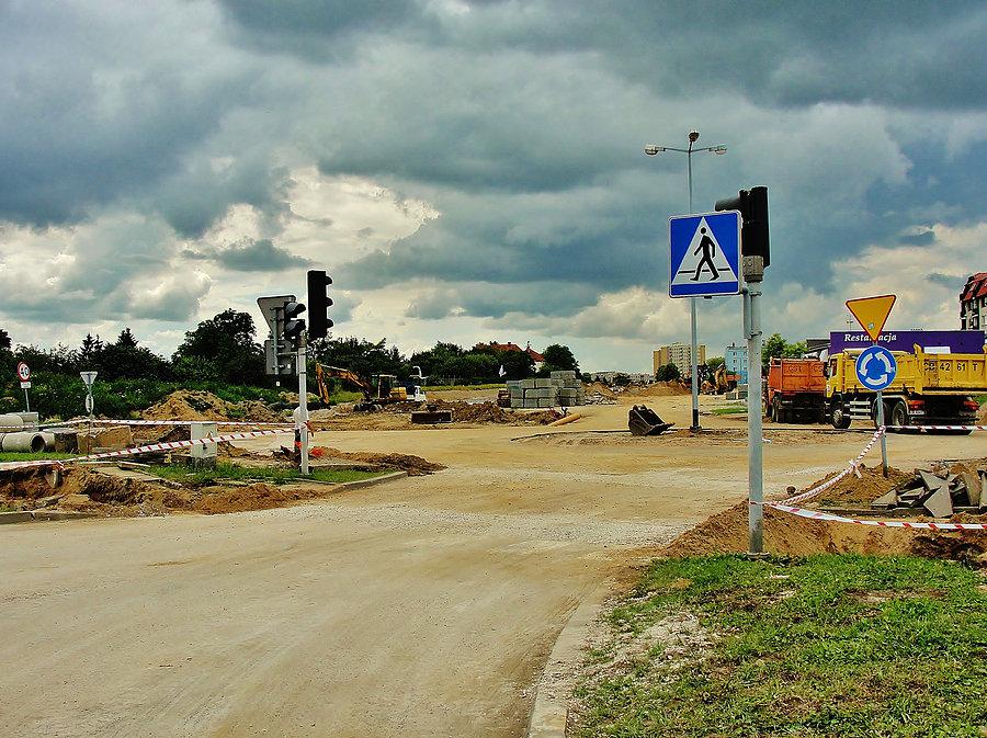 Budowa nowej ulicy w Tczewie