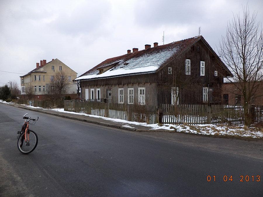 Jedyny (ostatni) stary, drewniany dom w powiecie