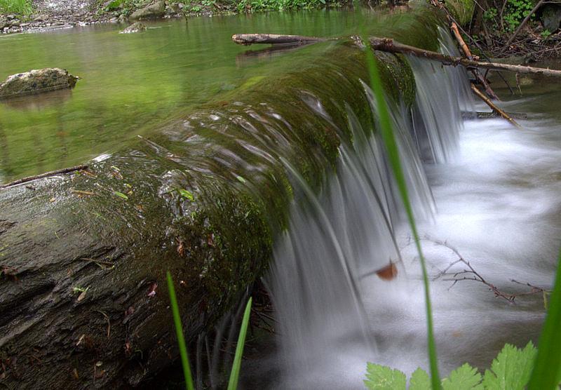Beskid mały, górski potok w okolicahc Świnnej-Poręby