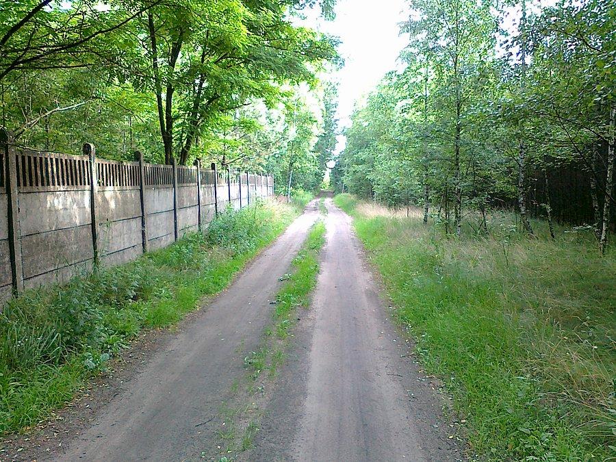 Droga dojazdowa do śluzy