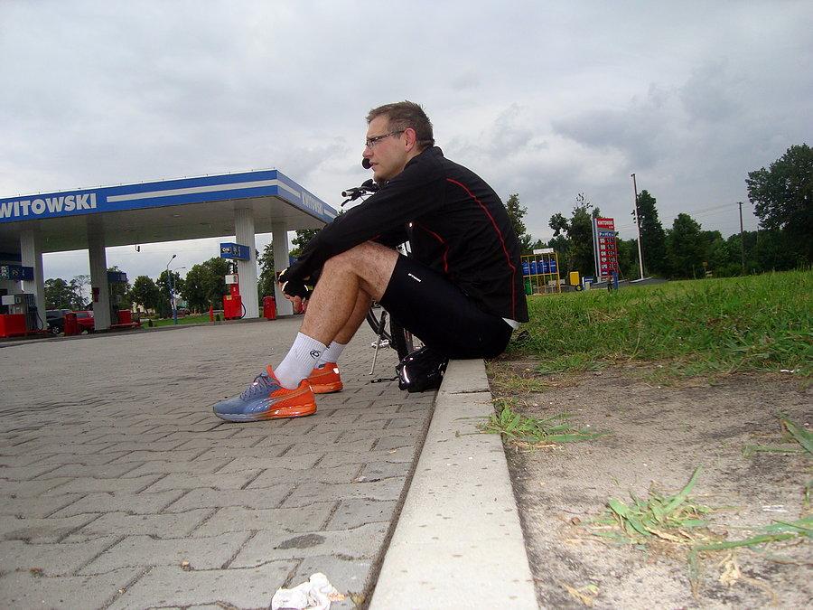 Ostatni przystanek na stacji w Gizałkach i już tylko 20km do domu