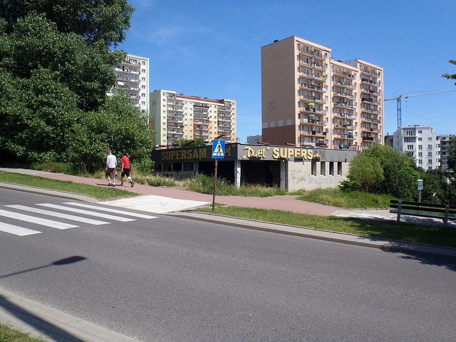 Pozostałości po sklepie spożywczym