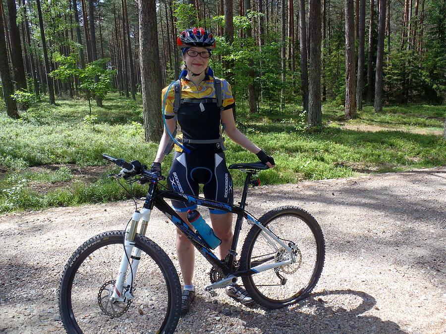 No i pech, złapala flaka na 15km