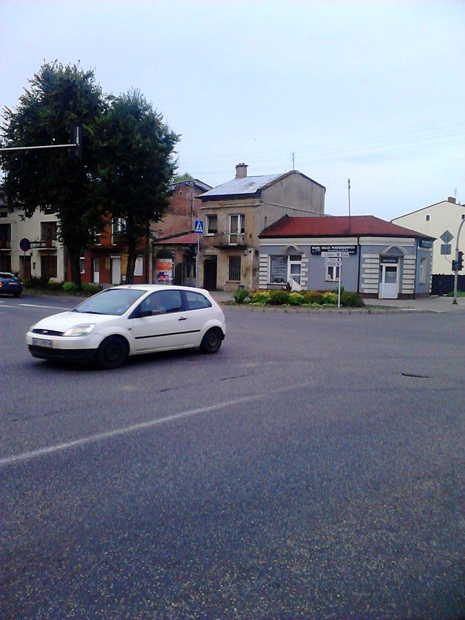 Skrzyżowanie głównych ulic Leszna