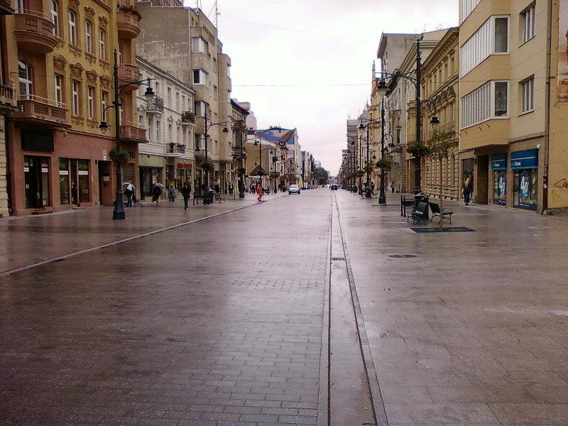 Piotrkowska z nową nawierzchnią