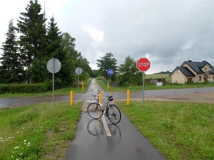 Ścieżka rowerowa na trasie linii kolejowej Swarzewo - Krokowa