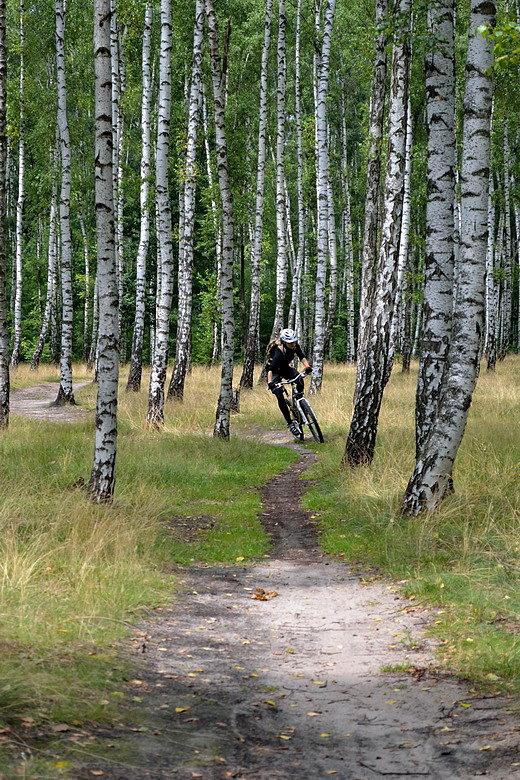 Singletrack w rejonie Lublinka