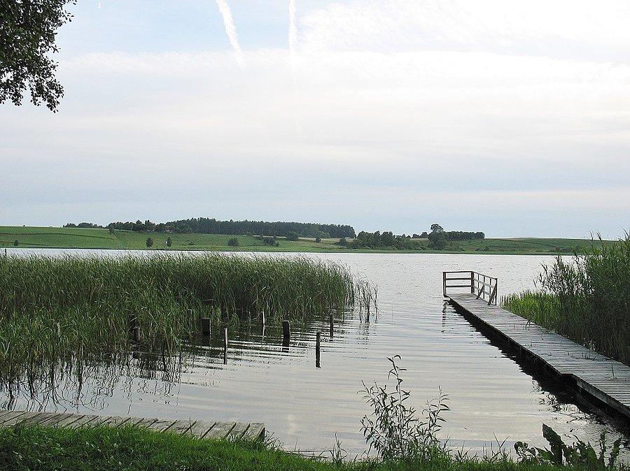 Pomost na Jeziorem Szeląg Wielki