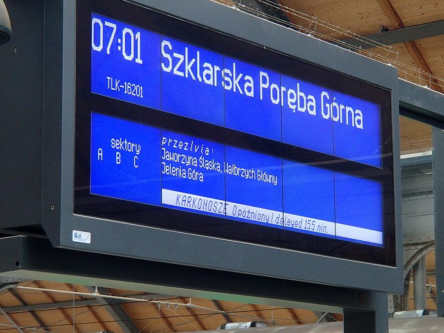 Nie ma to jak opóźnienia na PKP