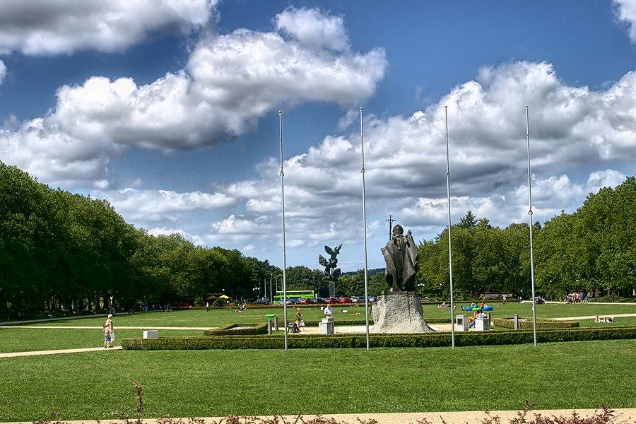 A to już Jasne Błonia i dalej Park kasprowicza