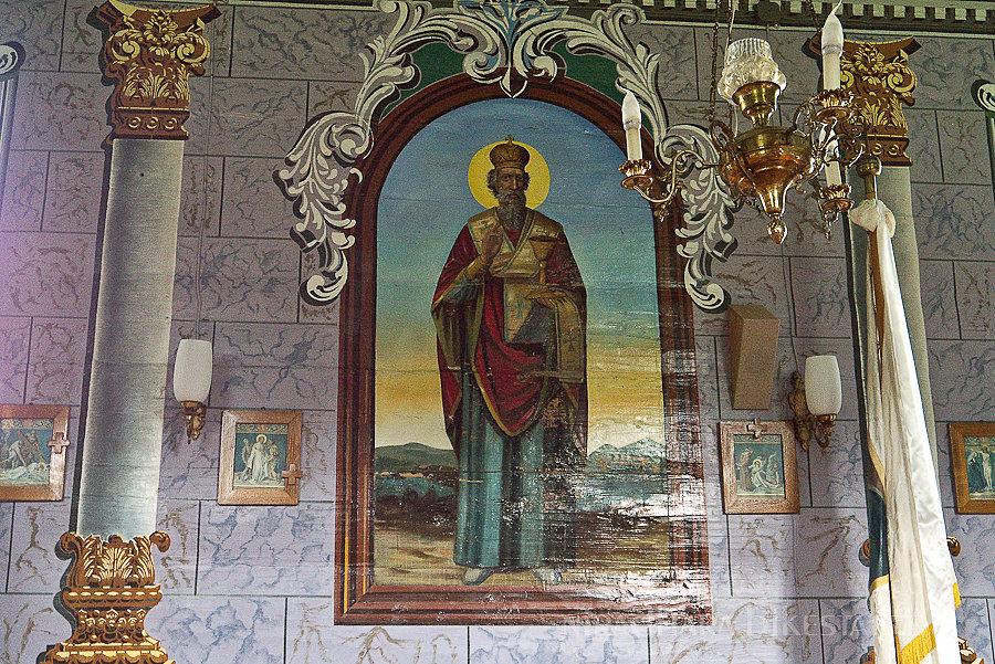 Wnętrze cerkwi w Siemuszowej