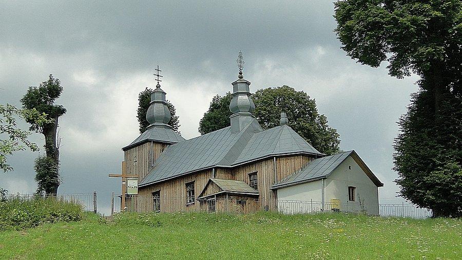Cerkiew jest na sporej górce