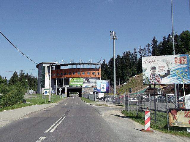 Słynna skocznia w Wiśle