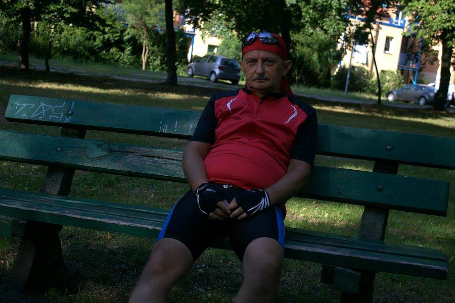 Na skwerze im. Świetlińskiego w Dąbiu