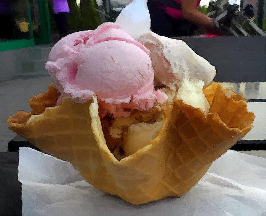 Lody jak malowane