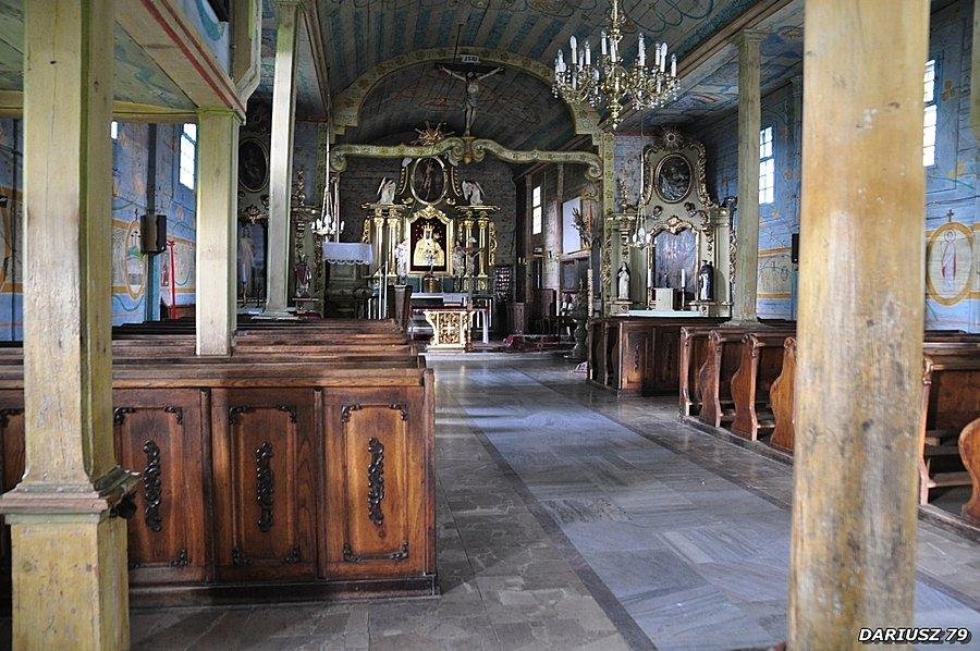 Strzelce Wielkie - Kościół pw. św. Sebastiana (Wnętrze)