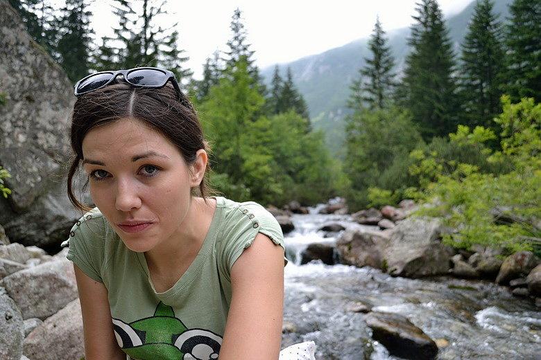 Marysia w Dolinie Roztoki