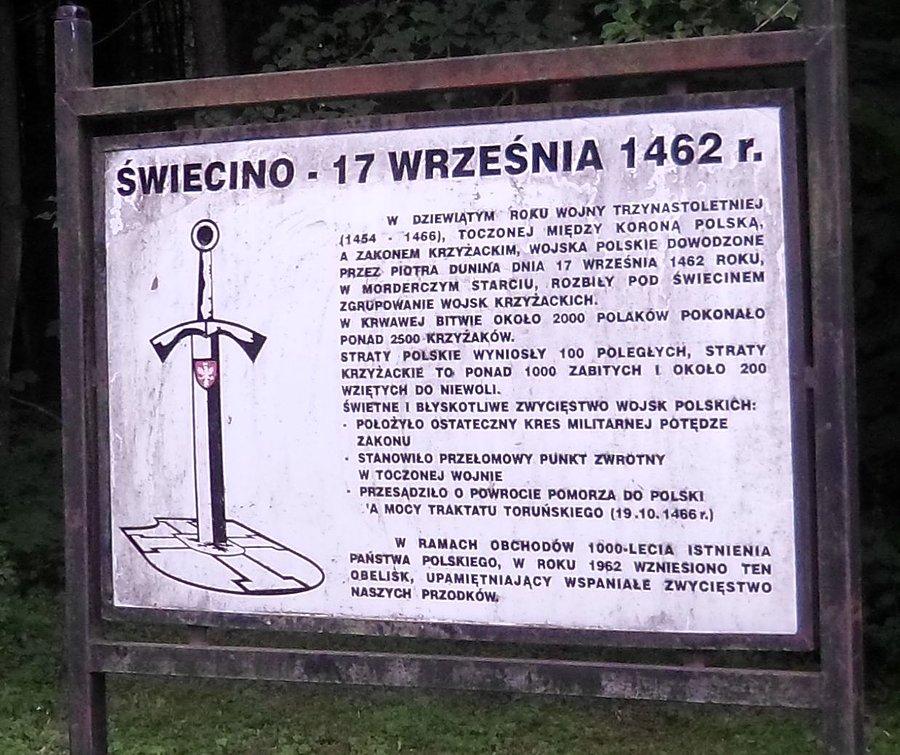 Ściągawka z historii bitwy pod Świecinem