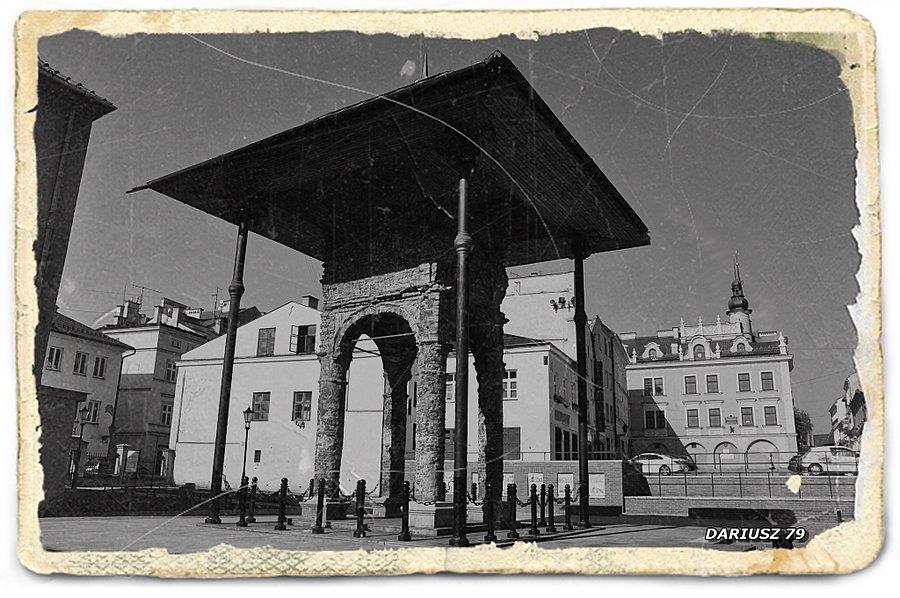 Jedyny zachowany fragment Starej Synagogi - Tarnów