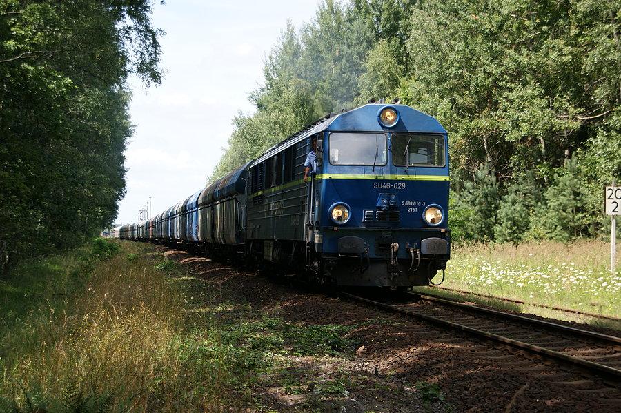 SU46-029 z wahadłem Falns-ów startuje z Horki