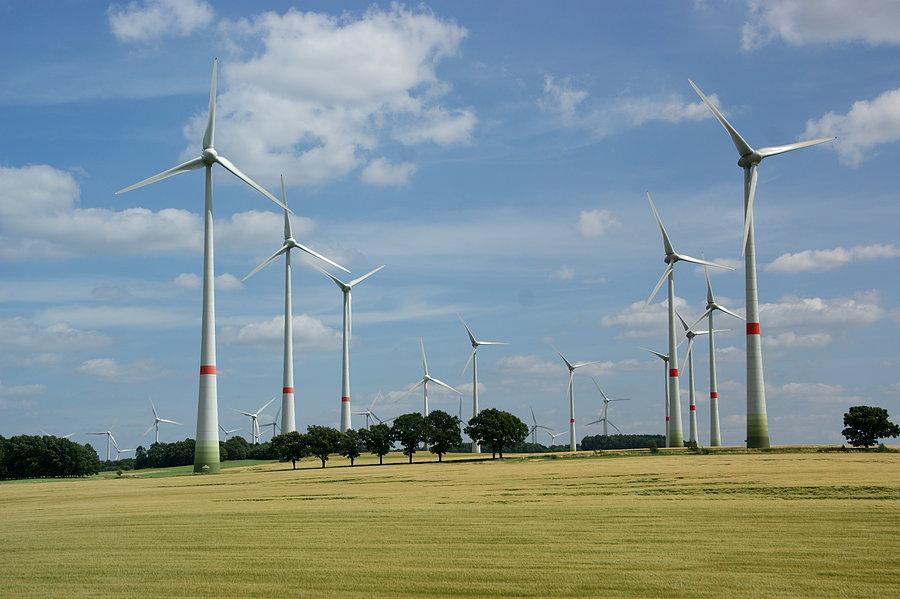 Ferma wiatrowa niedaleko Gorlitz