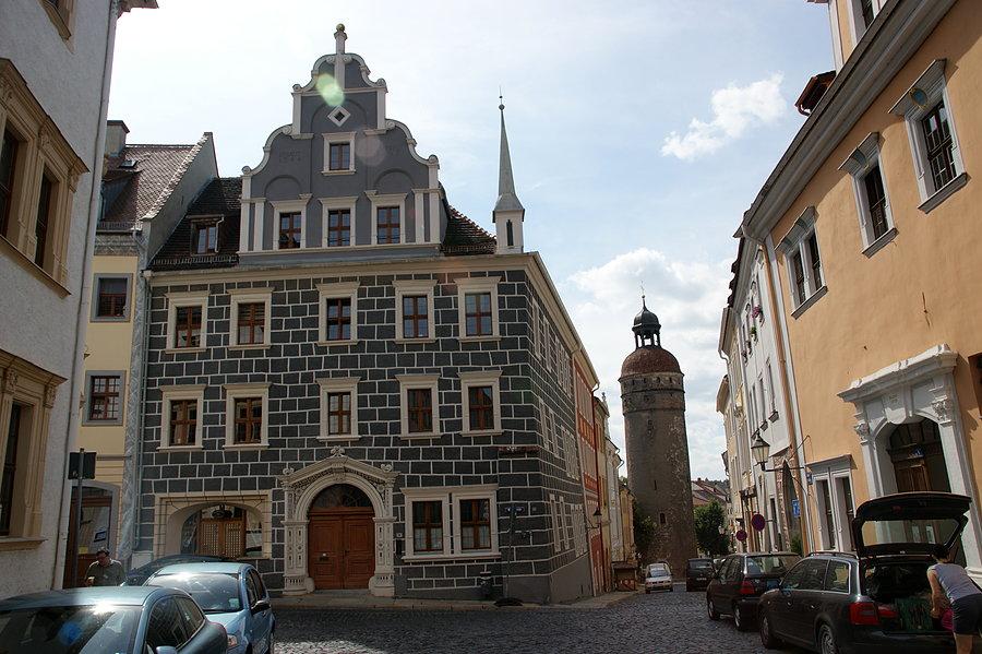 Stare Miasto Gorlitz i wieża Św.Mikołaja