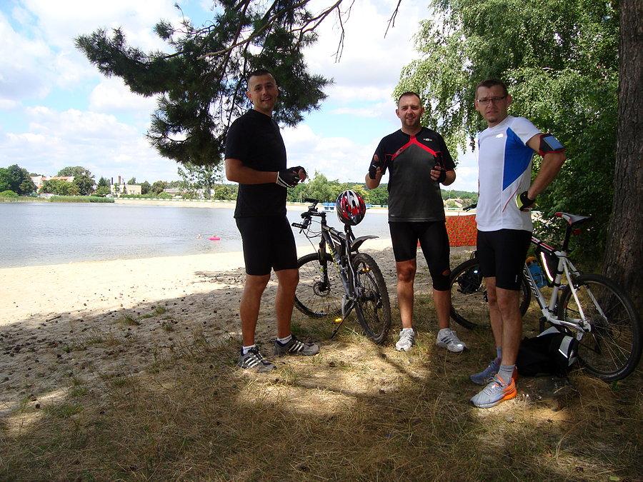 Na plaży w Gołuchowie