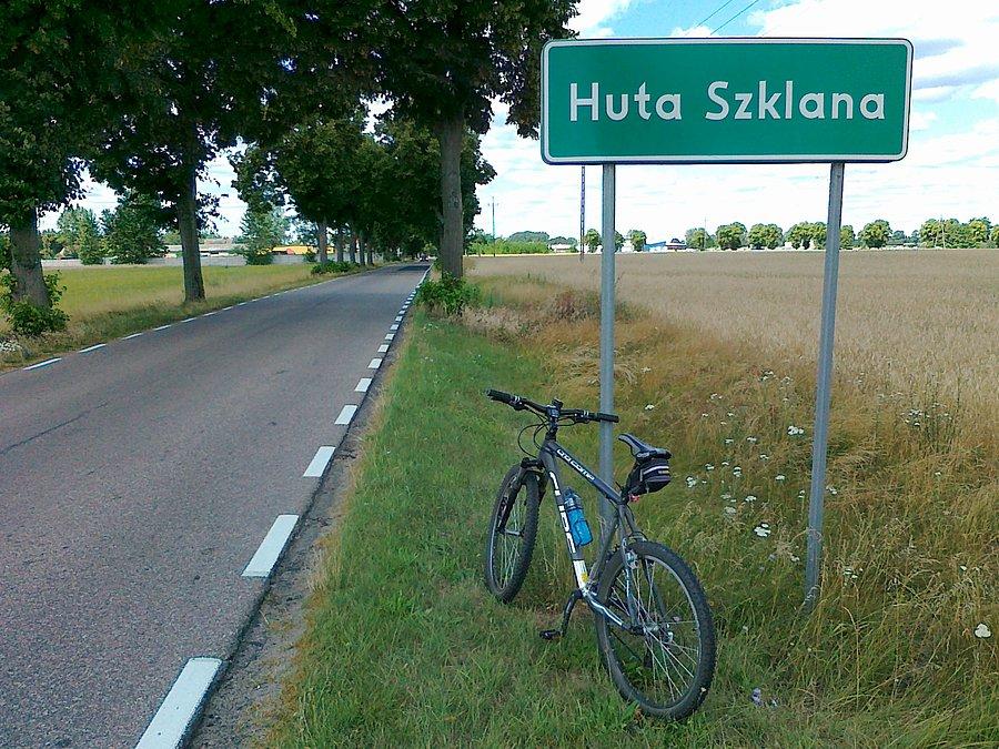 Huta Szklana - w drodze do Krzyża Wlkp