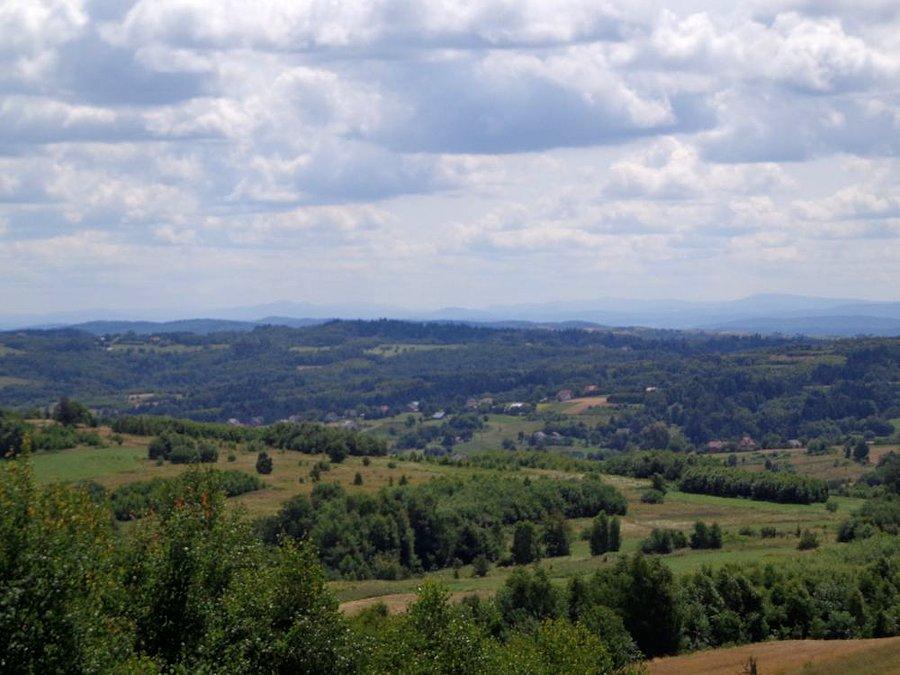 Widok w stronę Bieszczad i Beskidu Niskiego