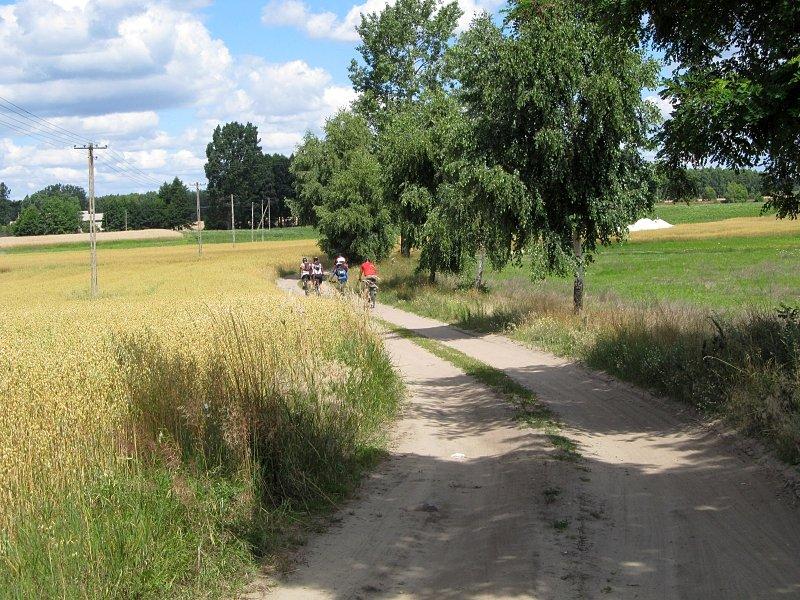 Lenie widoki cieszyły oko