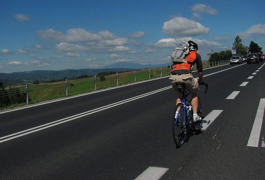 Rdzawka i Babia Góra w tle