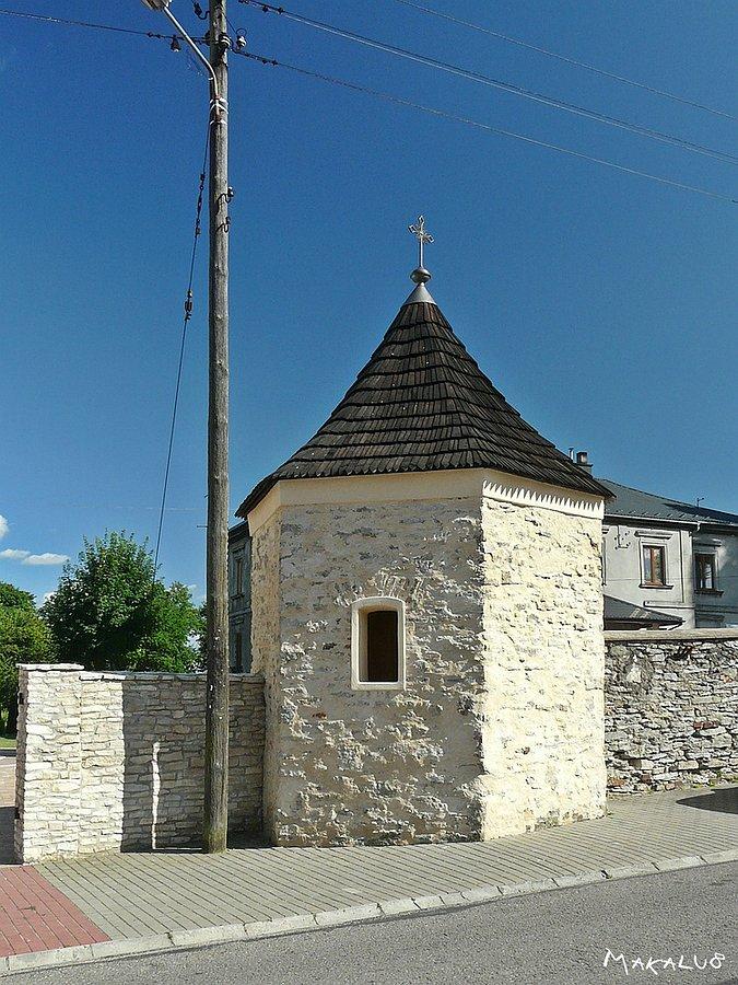 Baszta dworu w Pińczycach