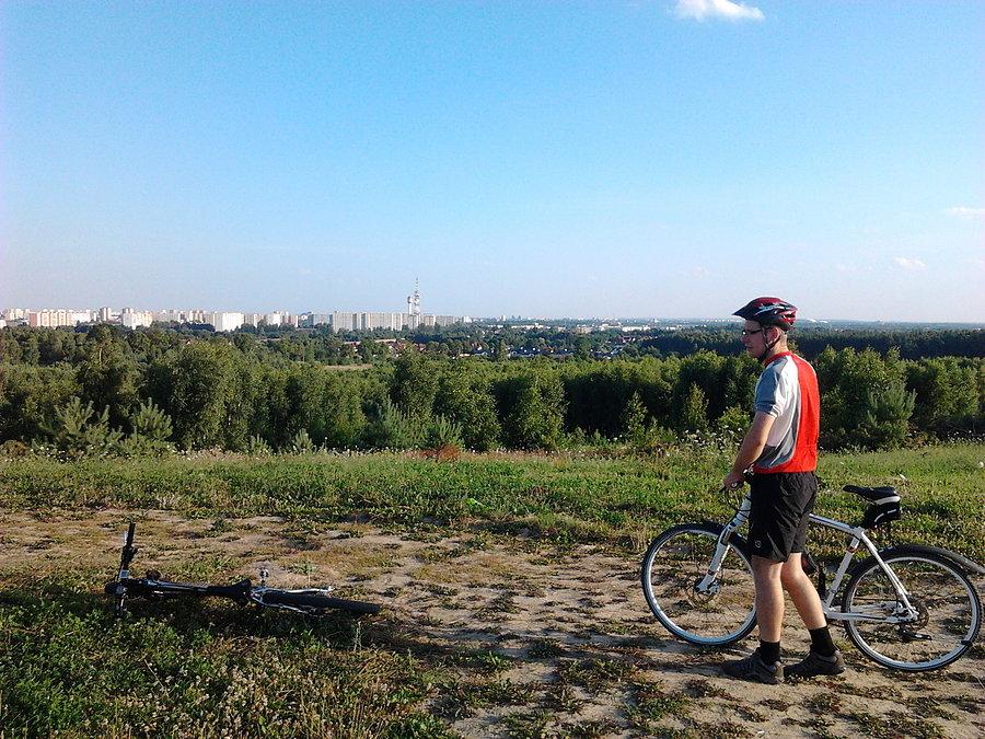 Morasko - widok na Poznań