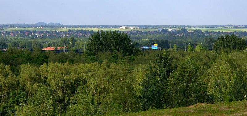 Widok z hałdy w Sośnicy