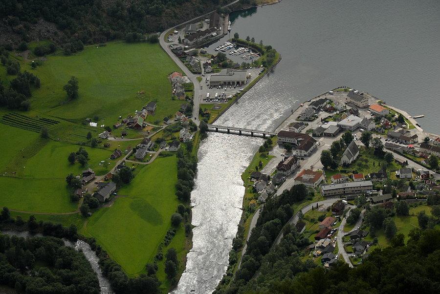 Widok na Aurland