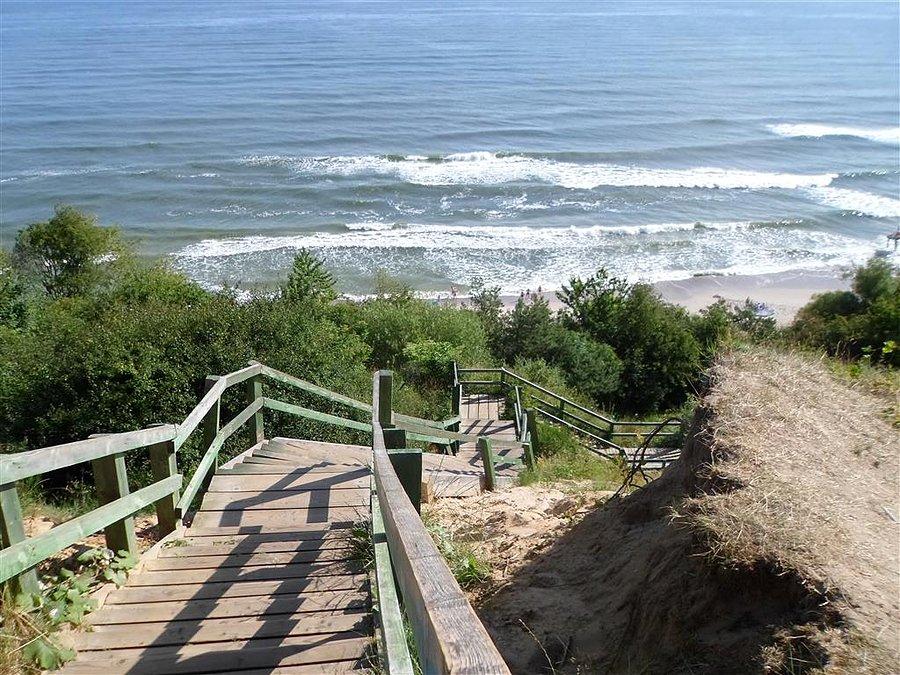 Schody na plażę
