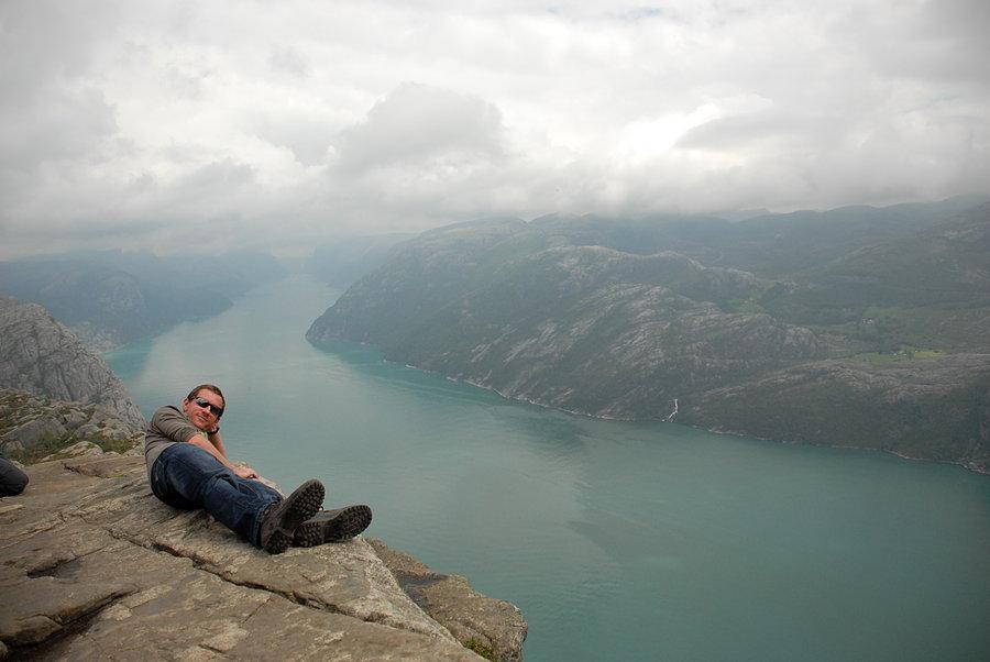 Nie ma jak leżing na Prekestolen