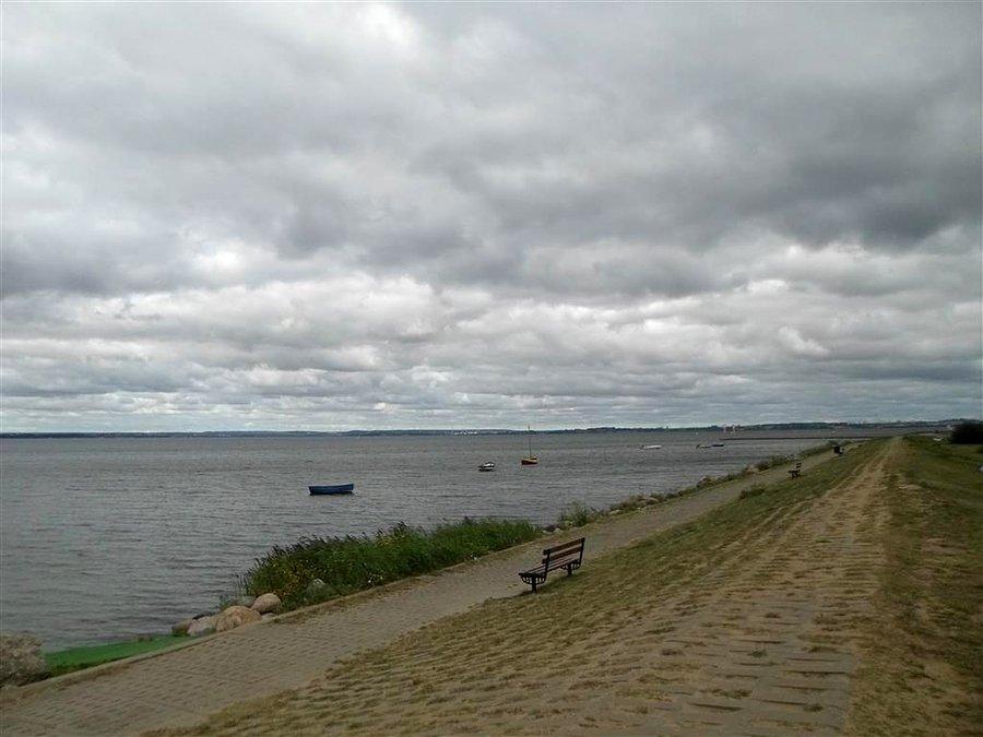 Zatoka Pucka widok z Chałup na Swarzewo