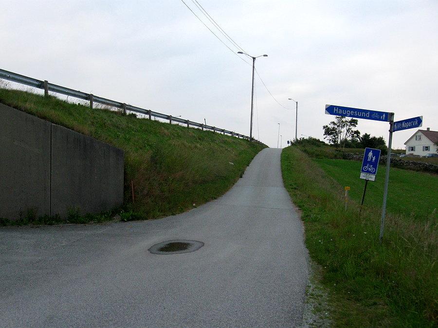 Norweskie ścieżki- na lewo tunel