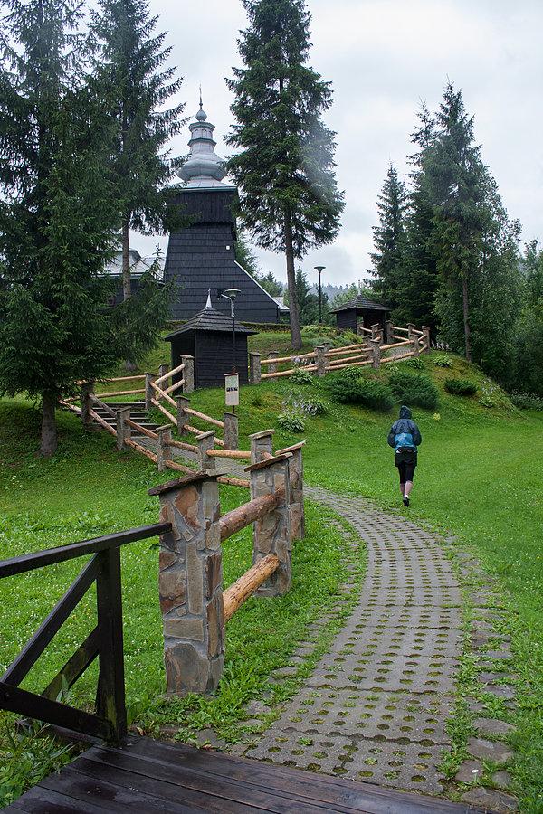 Pod cerkwią w Czarnej