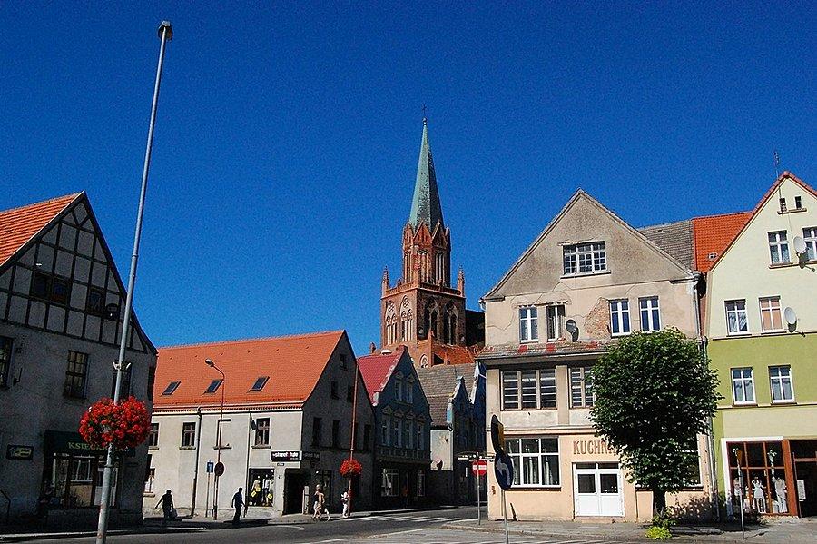 Widok na kościół Macierzyństwa NMP