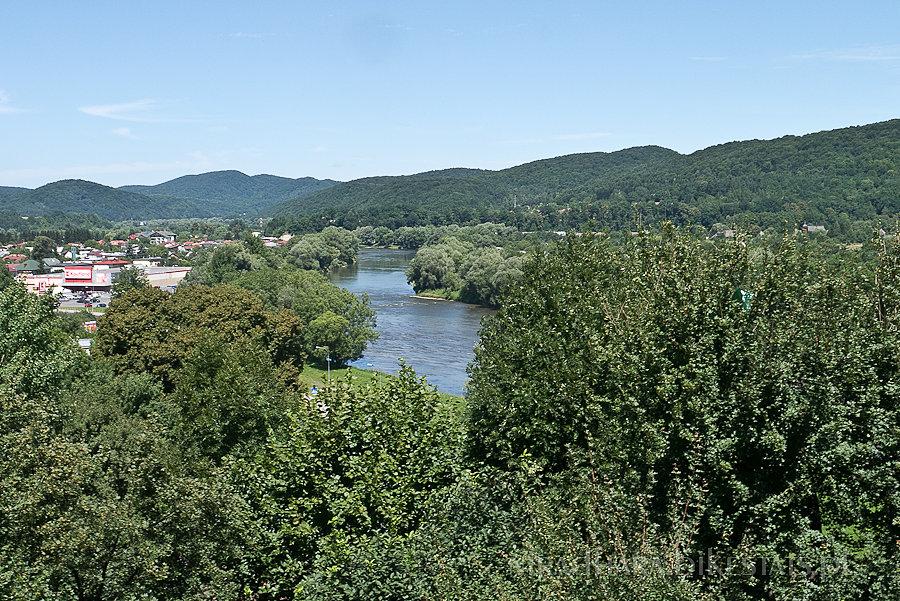 Widok z zamkowych murów