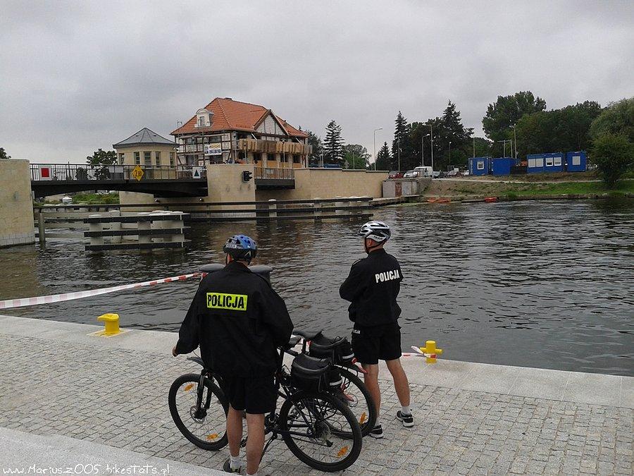 Policyjny patrol rowerowy