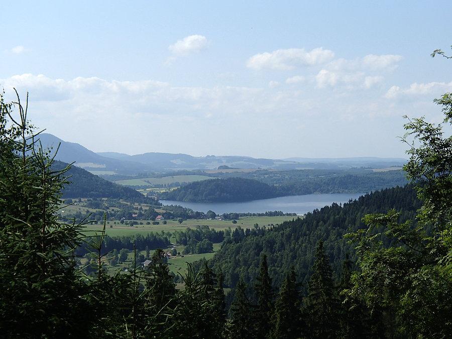 Widok na jezioro Bukowskie