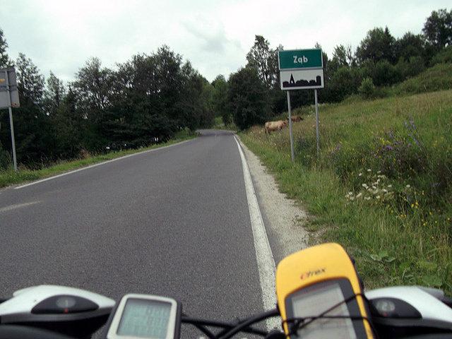 Podjazd na Ząb