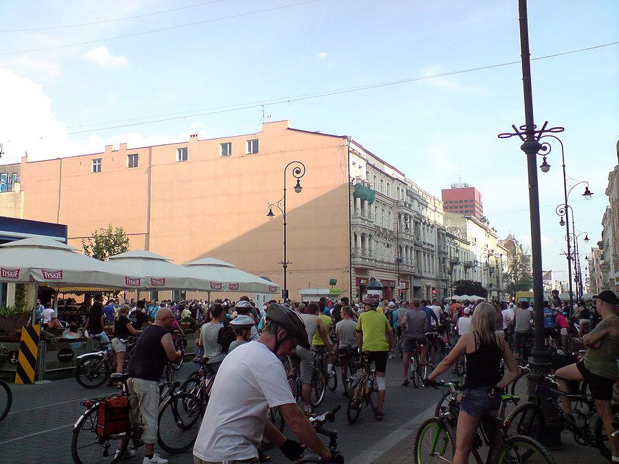 Łódź lipcowa masa krytyczna 2013