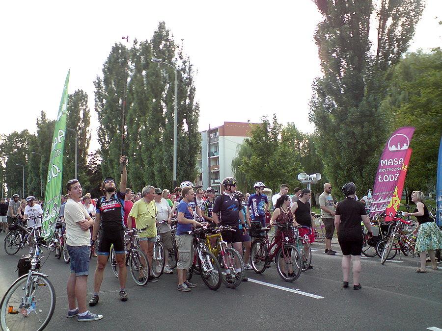Łódź lipcowa masa krytyczna 2013
