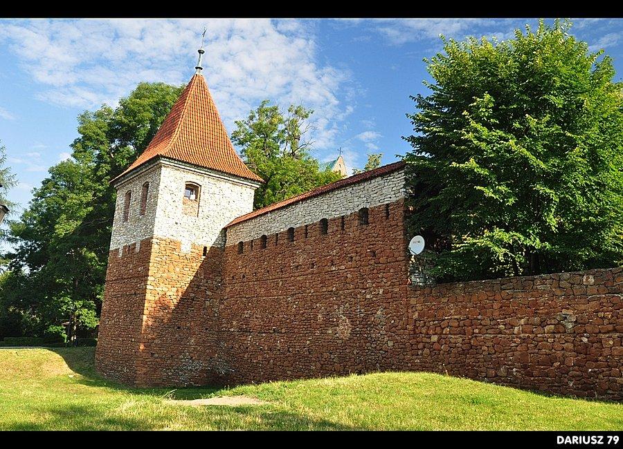 Fragment murów obronnych w Olkuszu