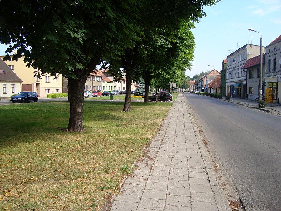Mały ryneczek w Kobylinie