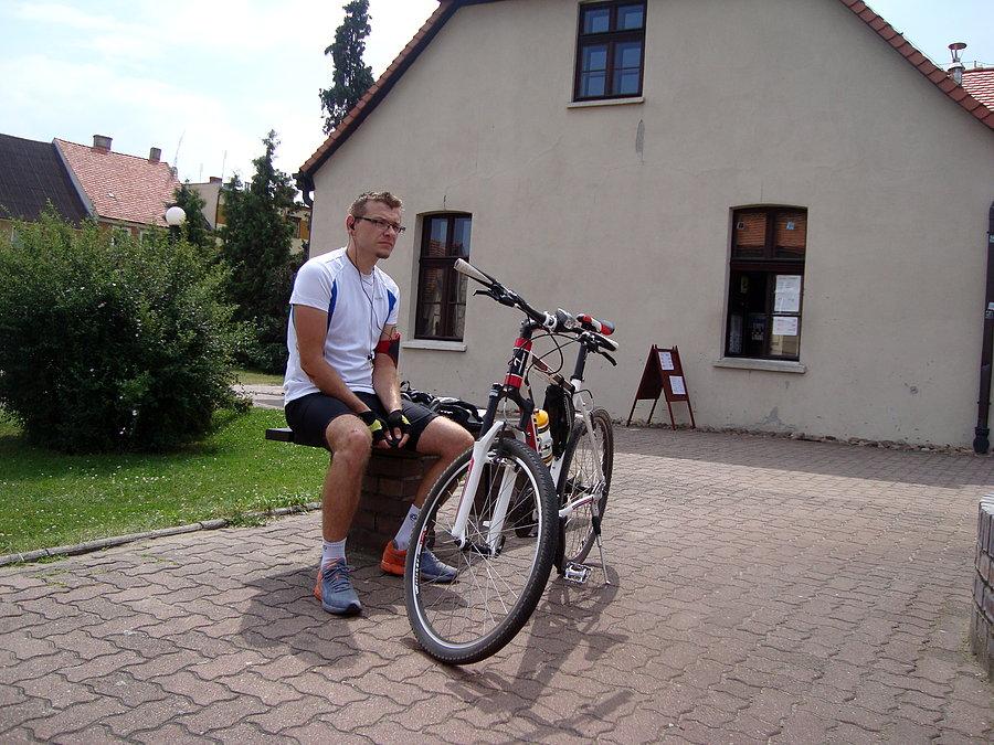 Mały odpoczynek w Zdunach, były nawet lody :)